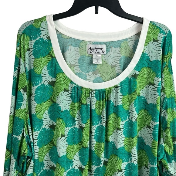 Anthony Richards Womens 2 Piece Pant Tunic Top Set Stretch Soft Slinky 3X - Picture 3 of 15